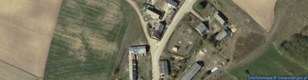 Zdjęcie satelitarne Krzyż stalowy