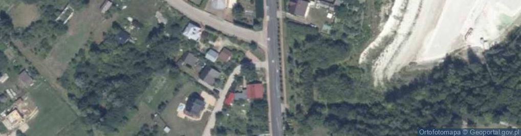 Zdjęcie satelitarne Krzyż