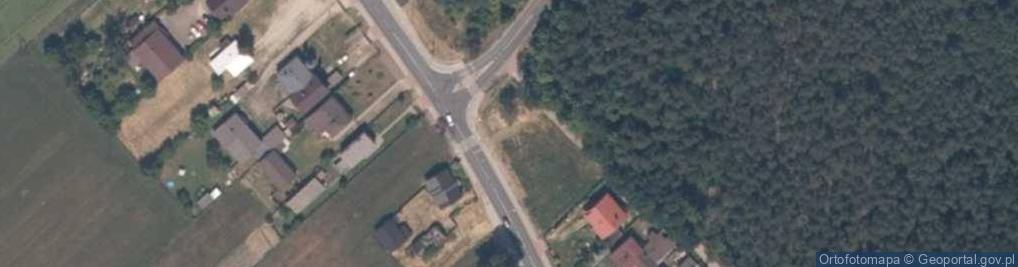 Zdjęcie satelitarne Krzyż