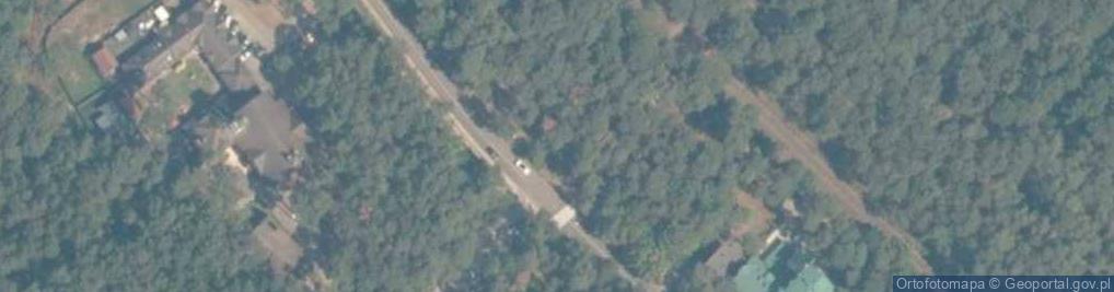 Zdjęcie satelitarne Metalowy krzyż 1980 r.
