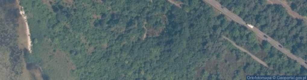 Zdjęcie satelitarne Metalowy krzyż z kotwicą