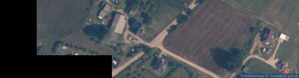 Zdjęcie satelitarne Murowany krzyż