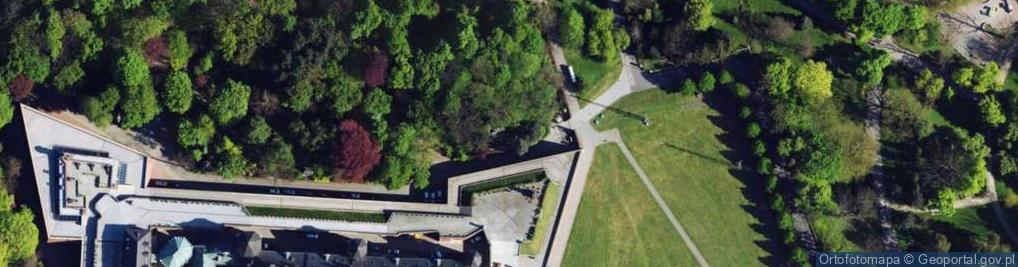 Zdjęcie satelitarne Stacja XIV - droga krzyżowa