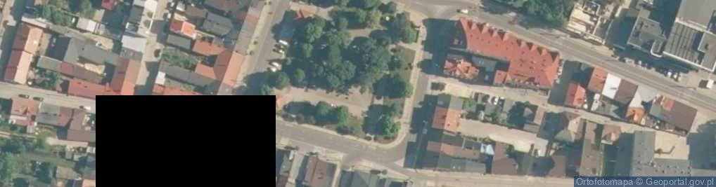 Zdjęcie satelitarne św. Florian