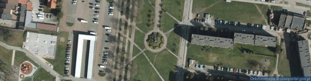 Zdjęcie satelitarne św. Wojciech
