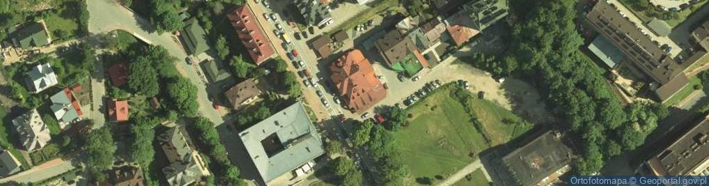 Zdjęcie satelitarne Biesiadna Chata