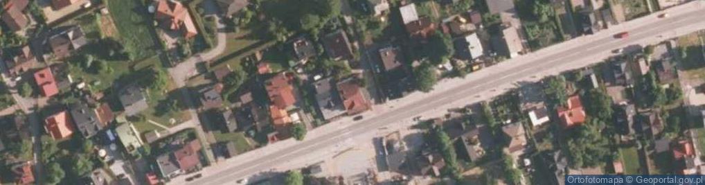 Zdjęcie satelitarne Gospoda Bajka