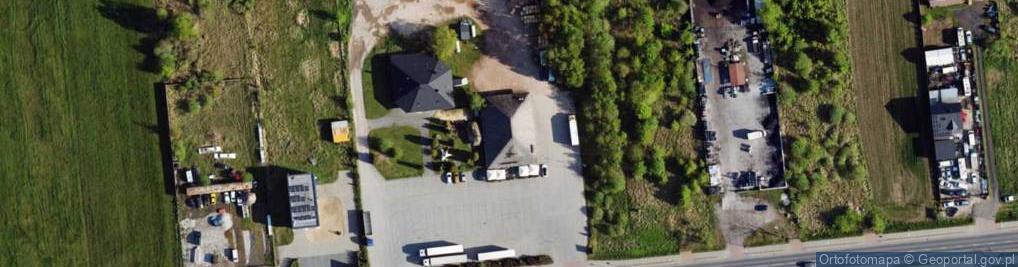 Zdjęcie satelitarne Gospoda Czarny Koń Adrjan Małgorzata Dobrzyński Zbigniew