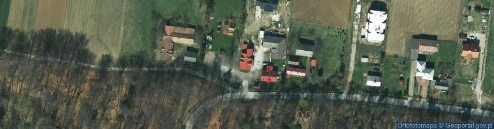 Zdjęcie satelitarne Gospoda na Podzamczu