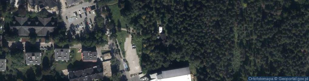 Zdjęcie satelitarne Karczma Regionalna Chata Zbójnicka Wieczorek Irena Zawadzka Małgorzata