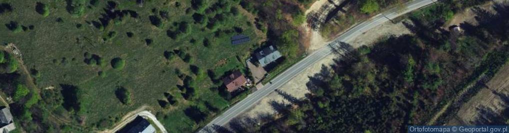 Zdjęcie satelitarne Zajazd Biały Krzyż