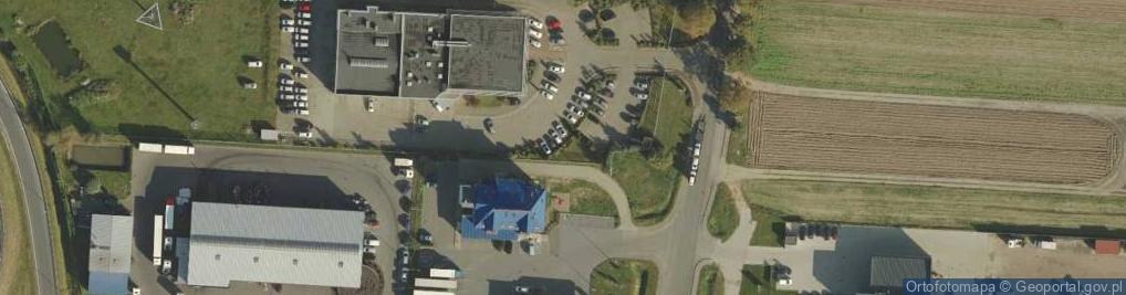 Zdjęcie satelitarne Zajazd Blue