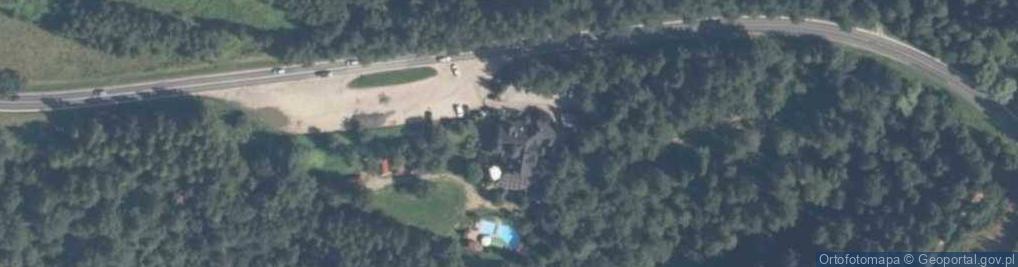 Zdjęcie satelitarne Zajazd Cicha woda