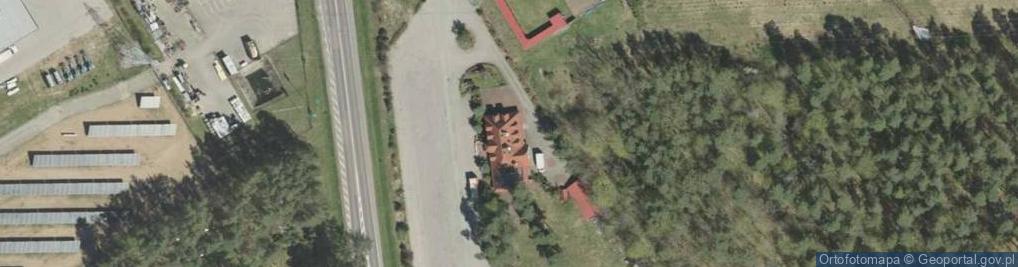 Zdjęcie satelitarne Zajazd Cowboy