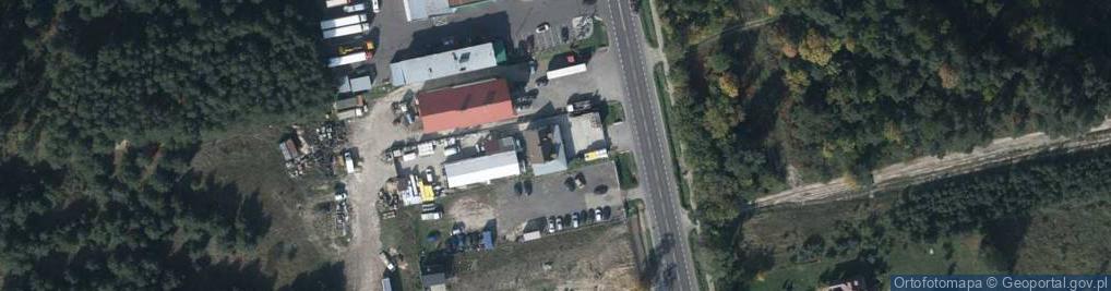 Zdjęcie satelitarne Zajazd Honorata