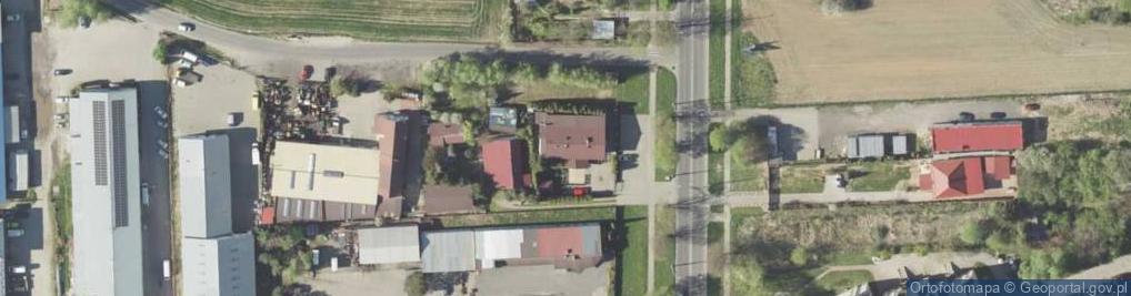 Zdjęcie satelitarne Zajazd Królewski