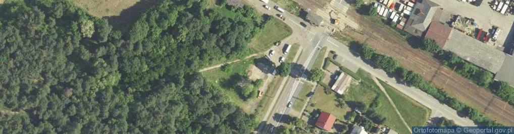 Zdjęcie satelitarne Zajazd leśny. PHU. Szymańczak K.