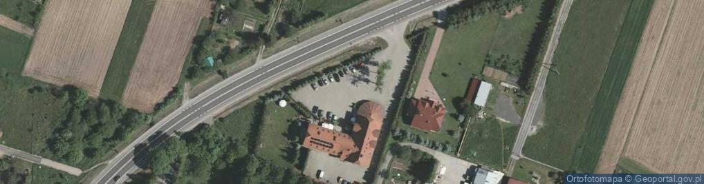 Zdjęcie satelitarne Zajazd Pod Jesionami
