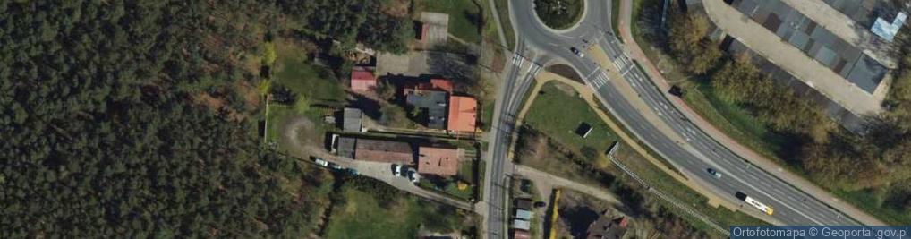 Zdjęcie satelitarne Zajazd pod Kasztanem Iwona Rutyna