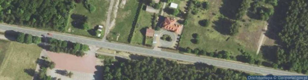 Zdjęcie satelitarne Zajazd u Hermanów