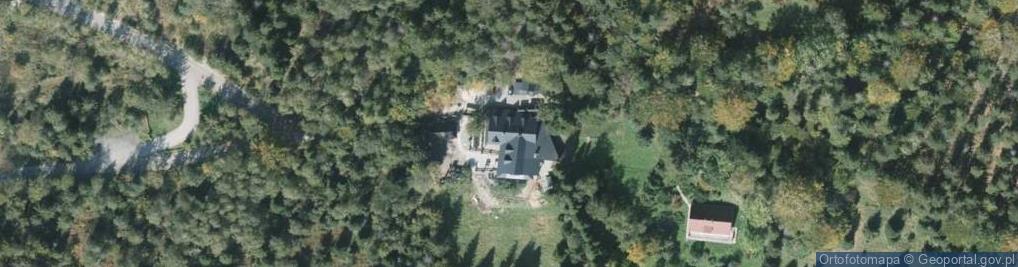 Zdjęcie satelitarne Zbójnicka Chata