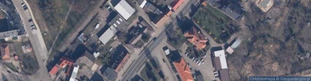 Zdjęcie satelitarne Kiosk Spożywczo Przemysłowy D Gądarowska z Płazińska
