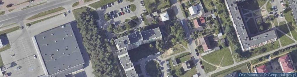 Zdjęcie satelitarne Kiosk z Art Przemysłowymi i Spożywczymi Duda Koza Teresa