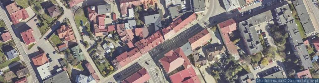 Zdjęcie satelitarne Salonik Prasowy Gazeciarz Łańcucki