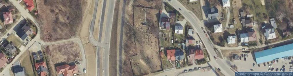Zdjęcie satelitarne Cmentarz żydowski (kirkut)