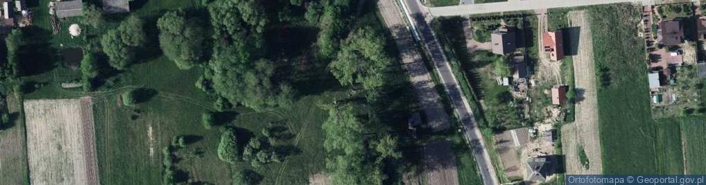 Zdjęcie satelitarne Cmentarz żydowski w Baranowie