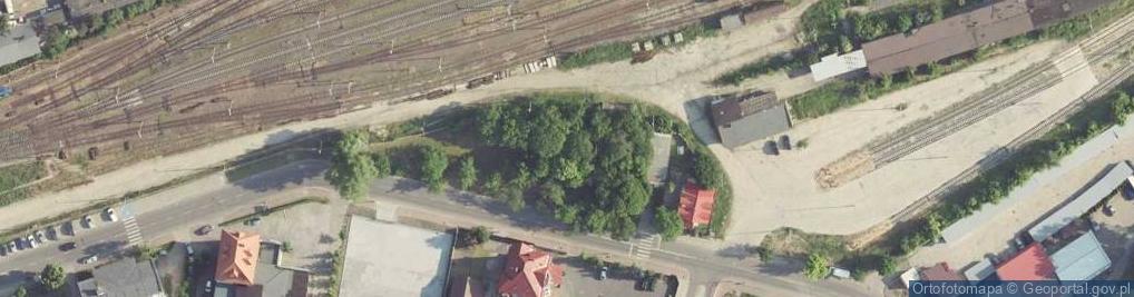 Zdjęcie satelitarne Cmentarz żydowski w Kostrzynie nad Odrą
