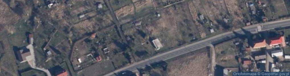 Zdjęcie satelitarne Cmentarz żydowski w Lipianach