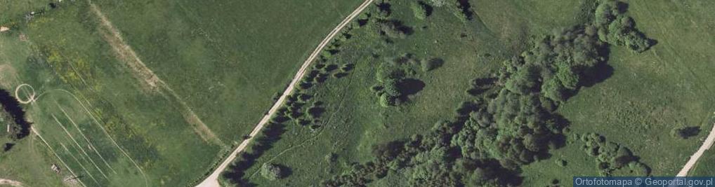 Zdjęcie satelitarne Cmentarz żydowski w Lutowiskach