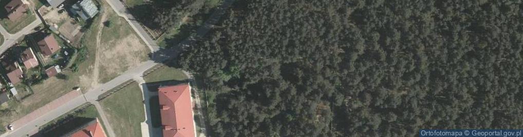 Zdjęcie satelitarne Cmentarz żydowski w Ulanowie