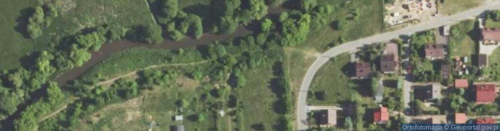 Zdjęcie satelitarne Dawny kirkut w Mstowie