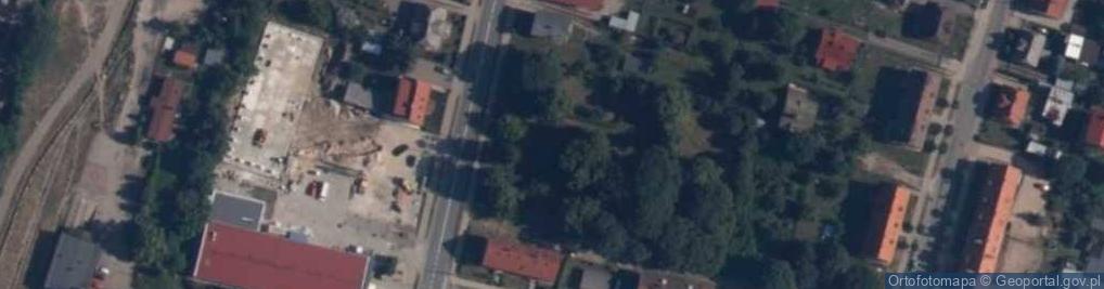Zdjęcie satelitarne Nowy Cmentarz Żydowski