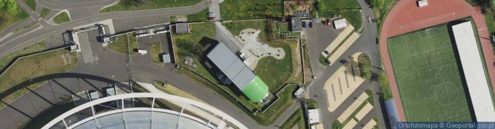 Zdjęcie satelitarne Elka (Stadion Śląski)