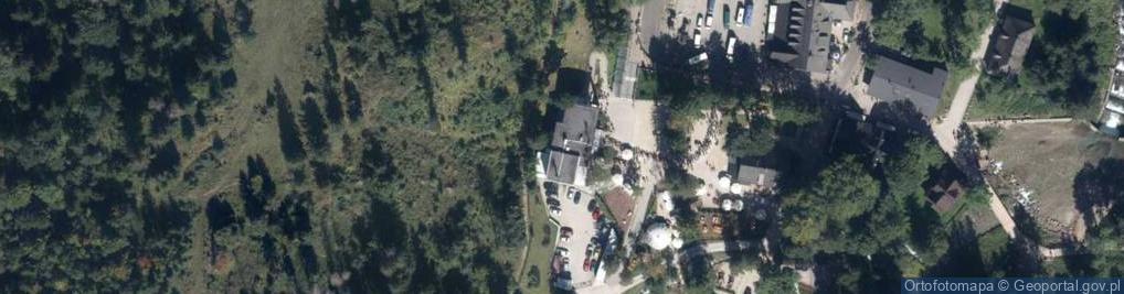 Zdjęcie satelitarne Kasprowy Wierch (stacja dolna - Kuźnice)