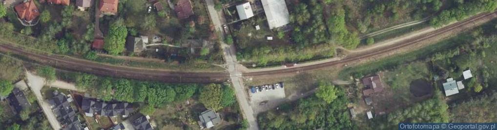 Zdjęcie satelitarne Grodzisk Mazowiecki Okrężna