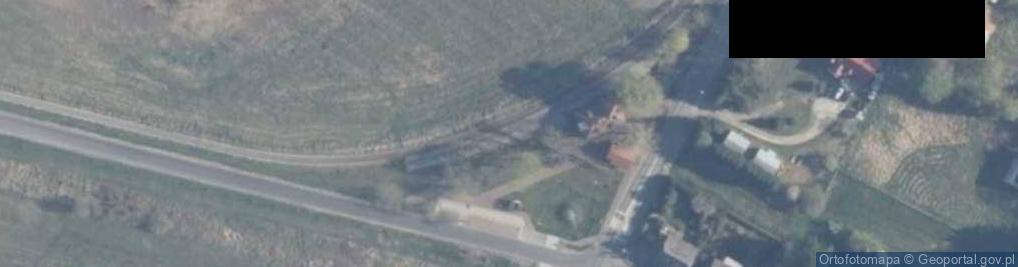 Zdjęcie satelitarne Nadmorska Kolej Wąskotorowa - stacja Śliwin