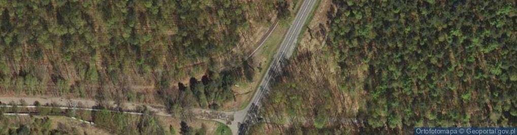 Zdjęcie satelitarne Lasowice Zalew - Górnośląska Kolej Wąskotorowa