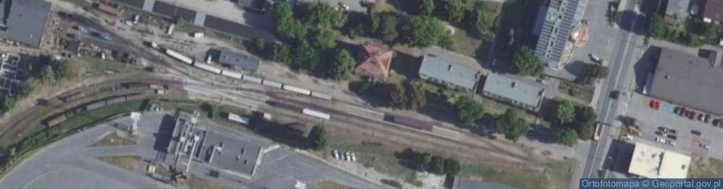 Zdjęcie satelitarne Środa Wlkp. Miasto - Średzka Kolej Powiatowa