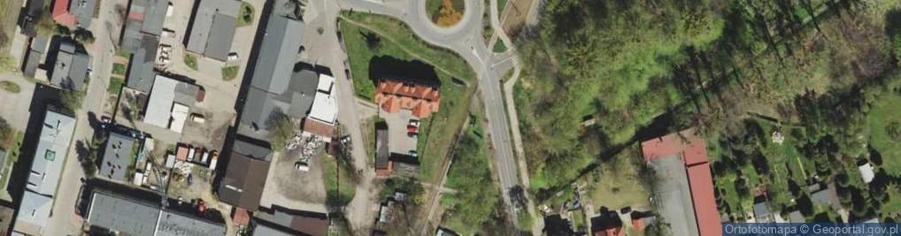 Zdjęcie satelitarne Tarnowskie Góry Wąsk. - Górnośląska Kolej Wąskotorowa