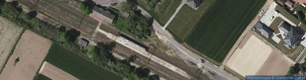 Zdjęcie satelitarne Zabytkowy dworzec kolejowy