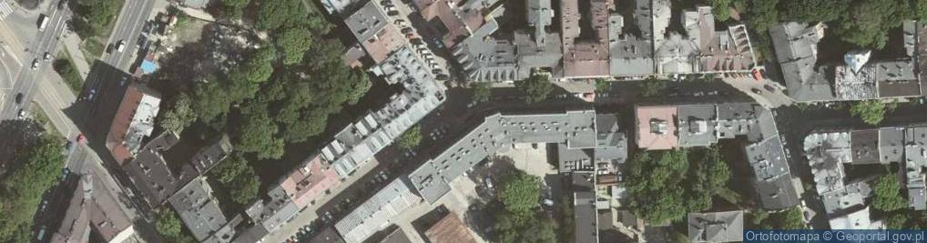 Zdjęcie satelitarne Komenda Miejska Policji w Krakowie