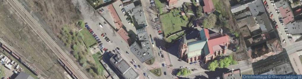 Zdjęcie satelitarne Komenda Miejska Policji w Mysłowicach