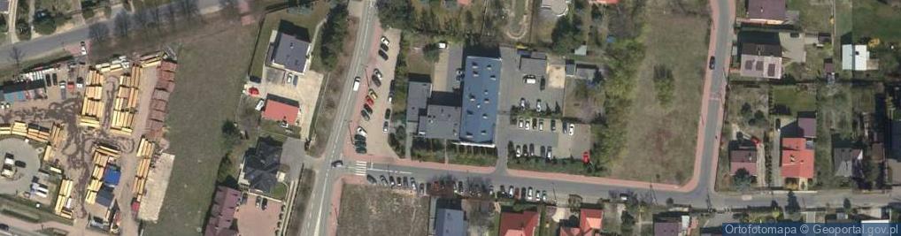 Zdjęcie satelitarne Komenda Powiatowa Policji dla Powiatu Warszawskiego Zachodniego z siedzibą w Starych Babicach