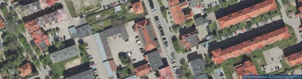 Zdjęcie satelitarne Komenda Powiatowa Policji w Ełku