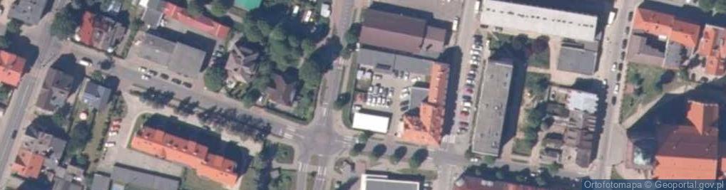 Zdjęcie satelitarne Komenda Powiatowa Policji w Gryficach