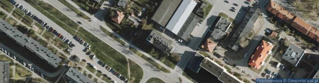 Zdjęcie satelitarne Komenda Powiatowa Policji w Iławie